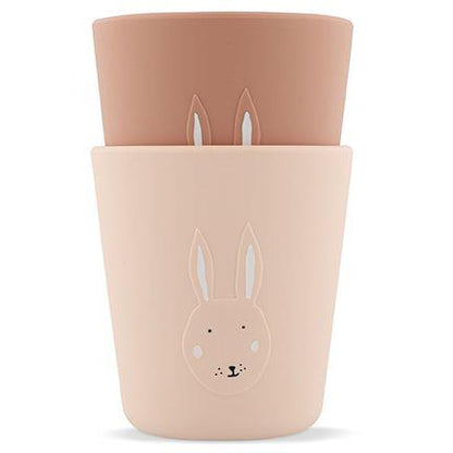 Silicona vaso 2-pack - Mrs. Rabbit