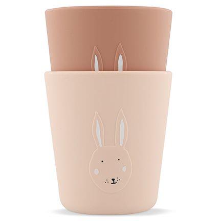 Silicona vaso 2-pack - Mrs. Rabbit
