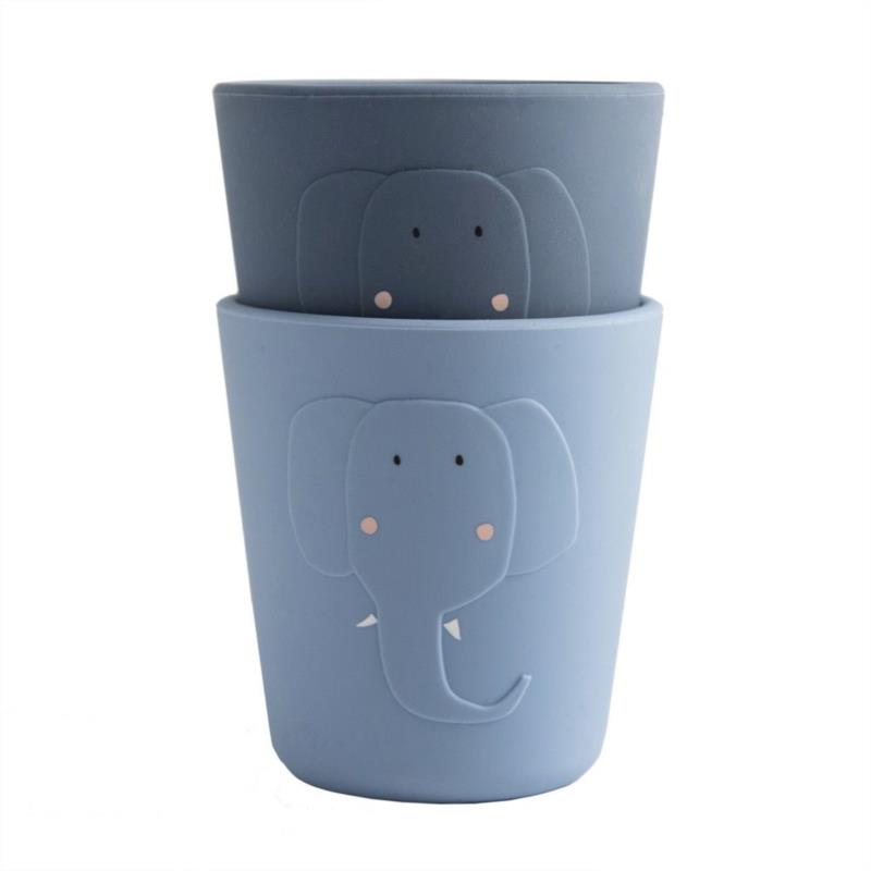 Silicona vaso 2-pack - Mrs. Elephant