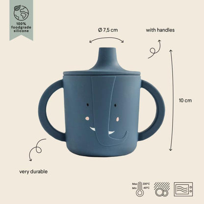 Silicona taza para beber - Mrs. Elephant - vista alternativa