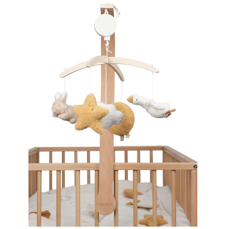 MÓVIL MUSICAL MADERA NEWBORN NATURAL FSC