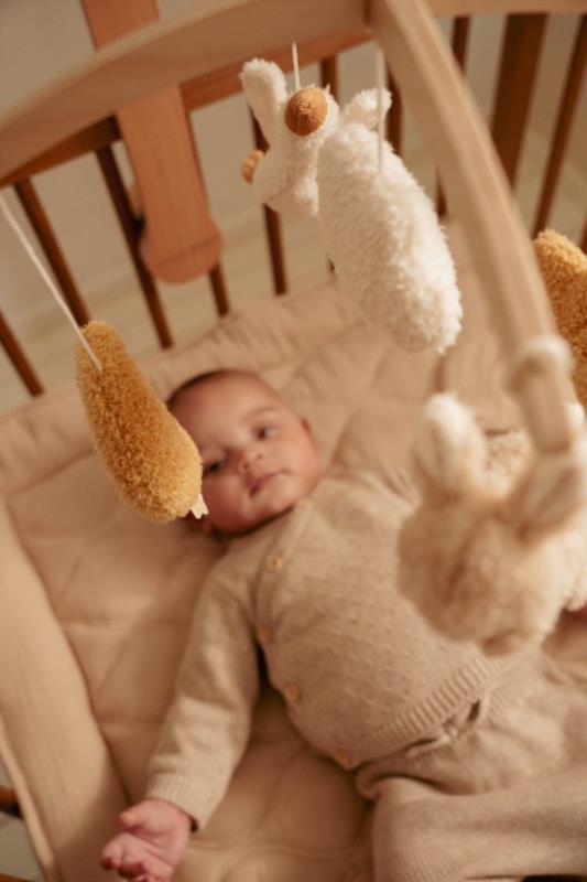 MÓVIL MUSICAL MADERA NEWBORN NATURAL FSC