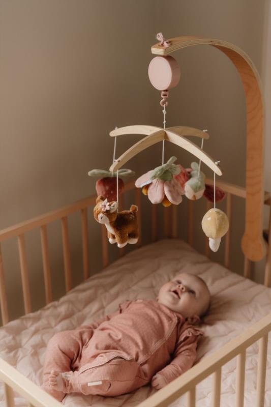 MOVIL MUSICAL DE MADERA FAIRY GARDEN FSC