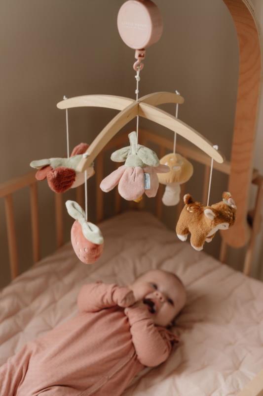 MOVIL MUSICAL DE MADERA FAIRY GARDEN FSC