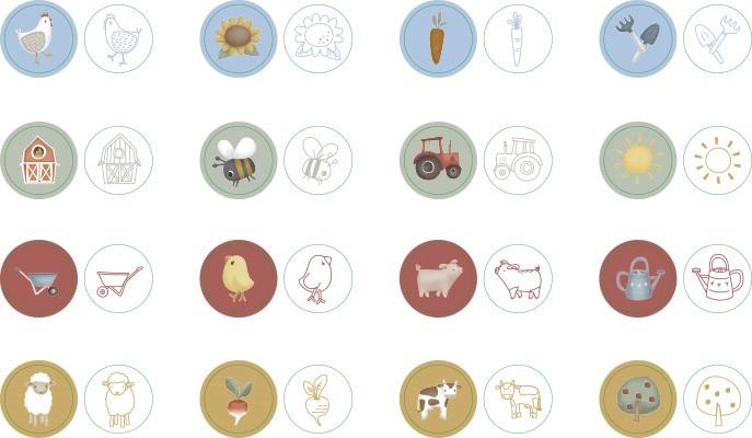 SELLOS PEQUEÑA GRANJA LITTLE DUTCH