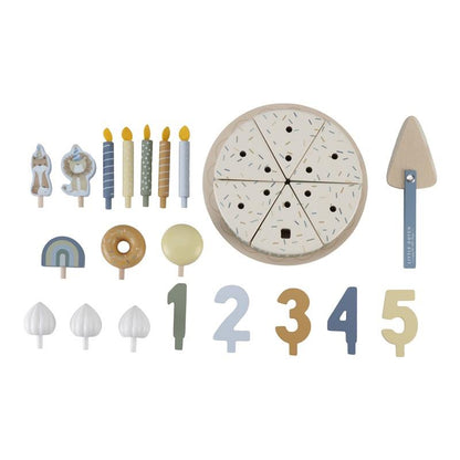 PASTEL DE CUMPLEAÑOS AZUL FSC LITTLE DUT