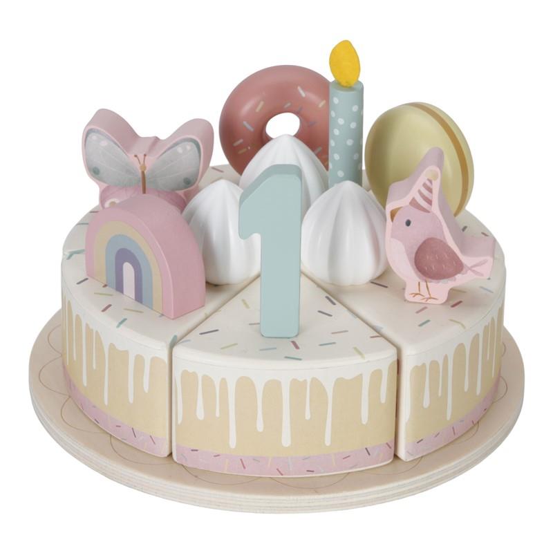 PASTEL DE CUMPLEAÑOS ROSA FSC LITTLE DUT - vista alternativa