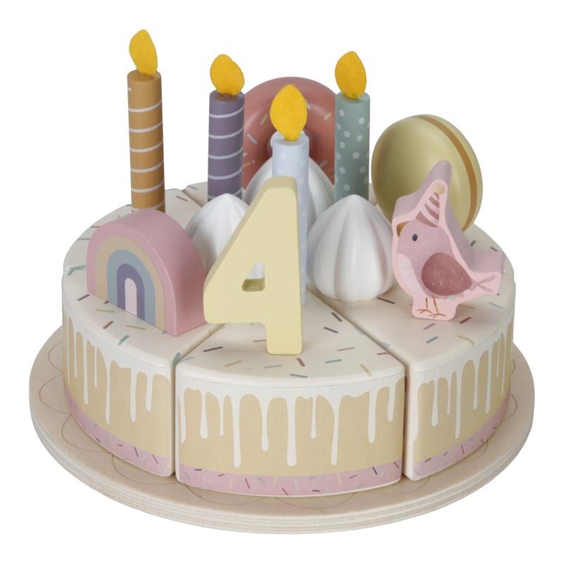 PASTEL DE CUMPLEAÑOS ROSA FSC LITTLE DUT - detalle 3