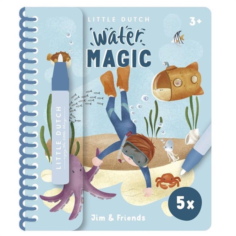 LIBRO MÁGICO DE COLOREAR JIM & FRIENDS