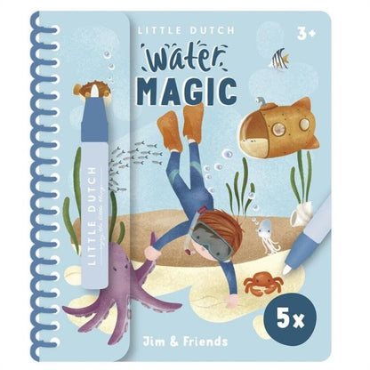 LIBRO MÁGICO DE COLOREAR JIM & FRIENDS