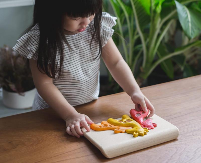 *PUZLE JIRAFAS PLANTOYS