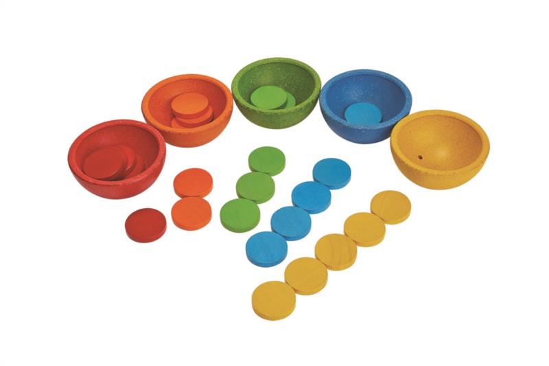TAZAS ORDENA Y CUENTA PLANTOYS