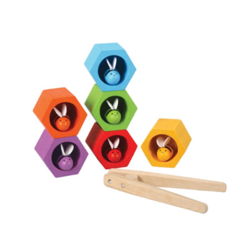 ABEJAS EN LA COLMENA PLANTOYS