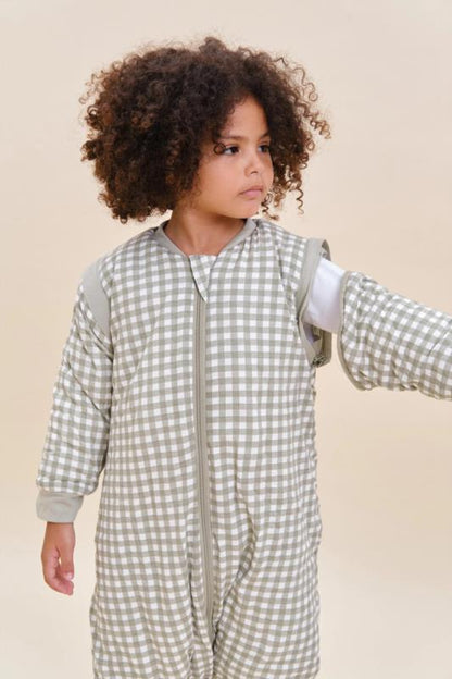 Pijama manta con mangas y calcetines antideslizantes - Mint Tea - TOG 2.5 1Y (70-80 cm)