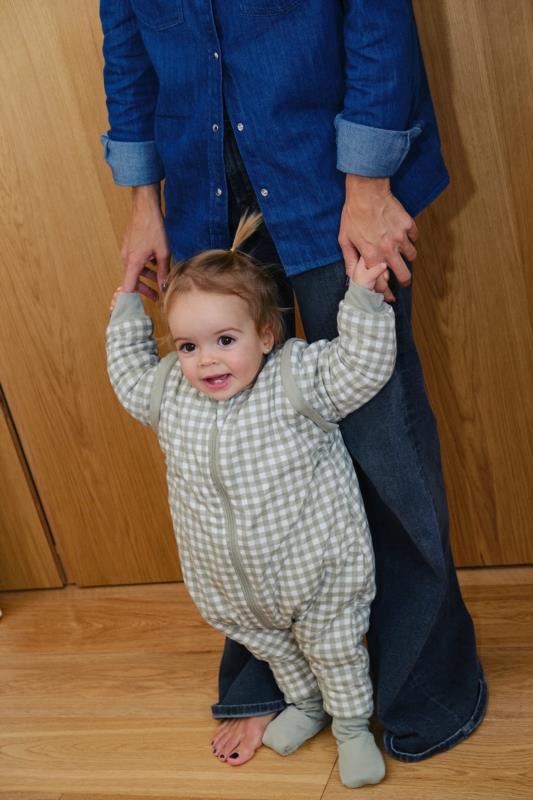 Pijama manta con mangas y calcetines antideslizantes - Mint Tea - TOG 2.5 1Y (70-80 cm)