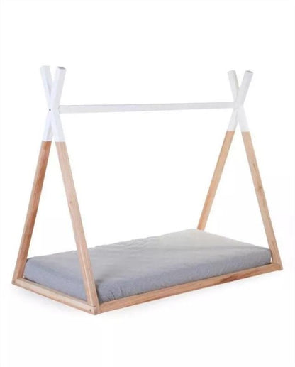 CAMA TIPI NATURAL BLANCA 70X140