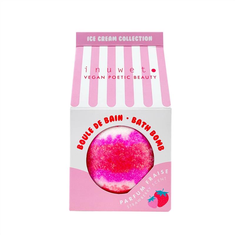 Bomba de baño colección helado - aroma fresa