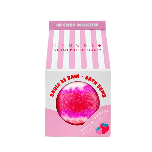 Bomba de baño colección helado - aroma fresa