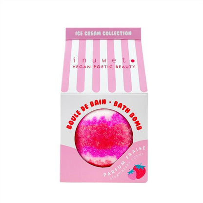 Bomba de baño colección helado - aroma fresa