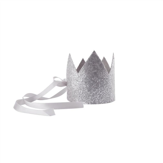 Corona lentejuelas Victoria (plata)