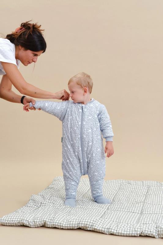 PIJAMA MANTA MANGAS WOODLAND 2.5 1Y - en uso