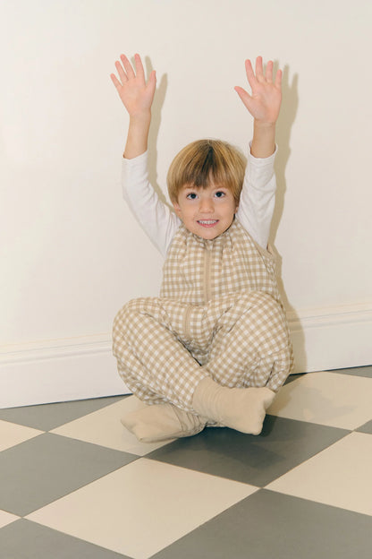 PIJAMA MANTA VIVHY BEIGE CALCETINES 2.5 3Y - en uso