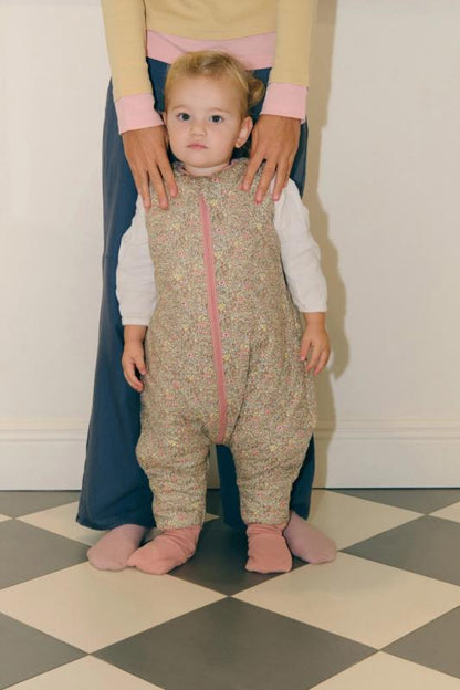 PIJAMA MANTA PASTEL FLORAL CALCETINES 2.5 3Y - detalle