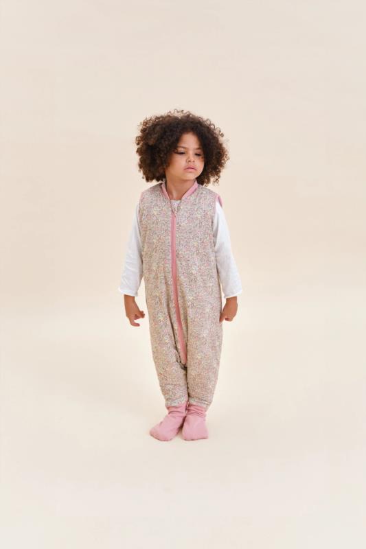 PIJAMA MANTA PASTEL FLORAL CALCETINES 2.5 2Y