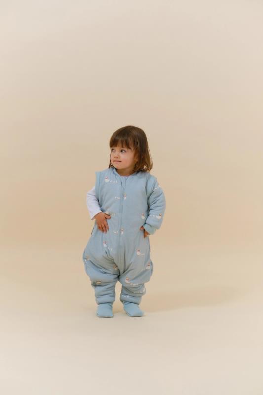 PIJAMA MANTA  DUCK FAMILY MANGAS 2.5 2Y - detalle