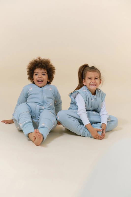 PIJAMA MANTA  DUCK FAMILY MANGAS 2.5 2Y - detalle 2