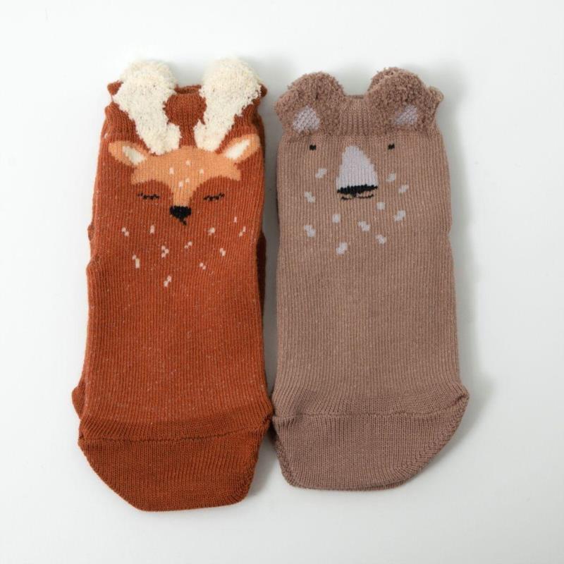 Calcetines antideslizantes (2u) Attipas - Deer + Bear