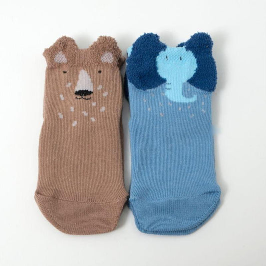 Calcetines antideslizantes (2u) Attipas - Bear +Elephant