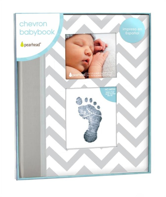 LIBRO BEBE CHEVRON GRIS PEARHEAD