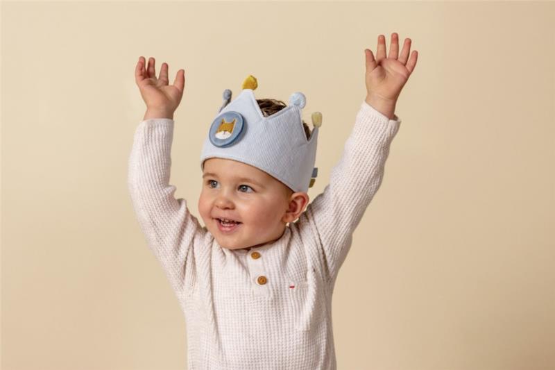 CORONA DE CUMPLEAÑOS CON NÚMEROS - AZUL Little Dutch