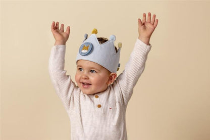 CORONA DE CUMPLEAÑOS CON NÚMEROS - AZUL Little Dutch