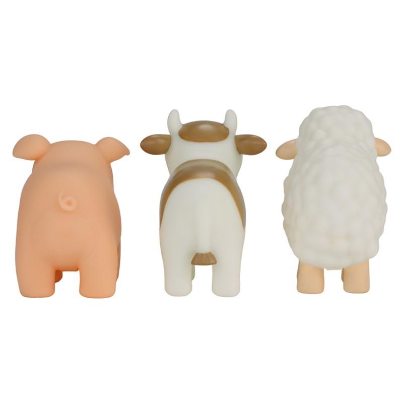 SET TRES MUÑECOS PARA EL BAÑO LITTLE DUTCH - detalle