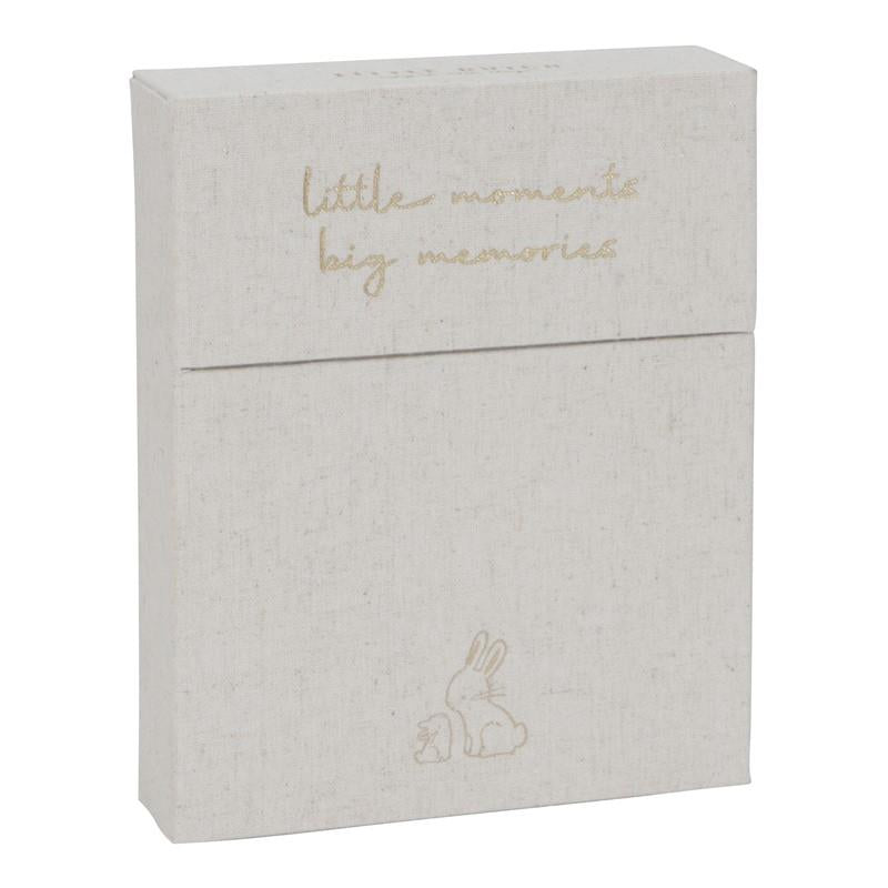 TARJETAS MILESTONE BABY BUNNY FSC LITTLE DUTCH - detalle