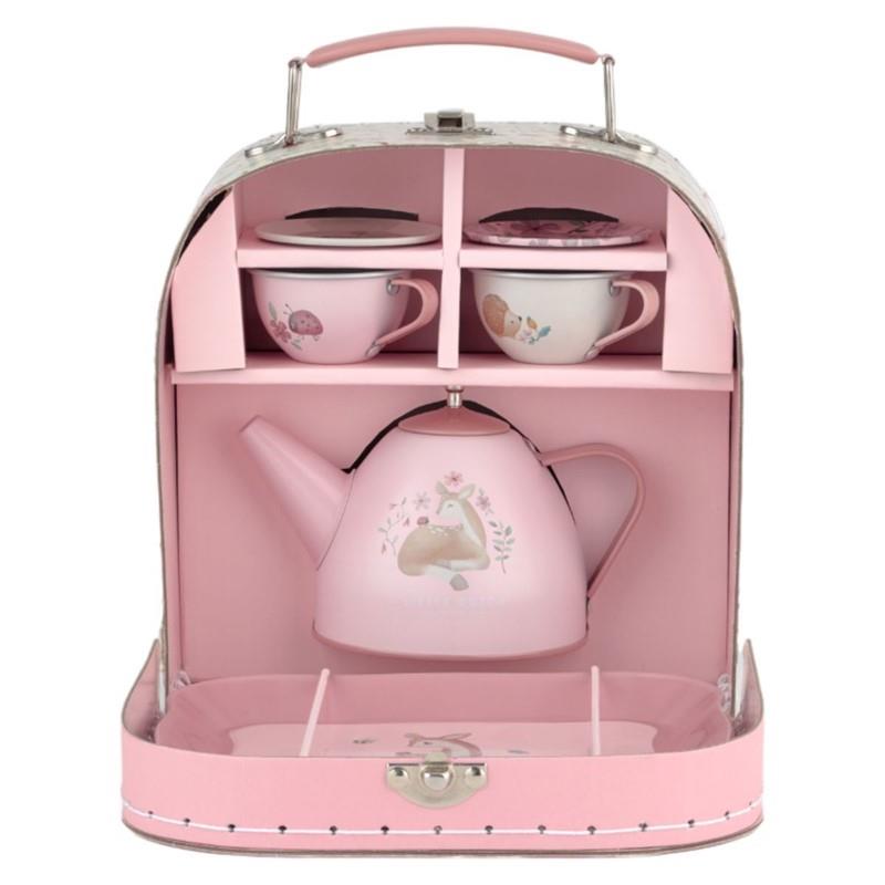 MALETA CON SET DE TE FAIRY GARDEN - en uso 2