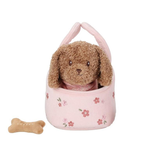 PERRITO PELUCHE JACKIE CON BOLSA LITTLE DUTCH