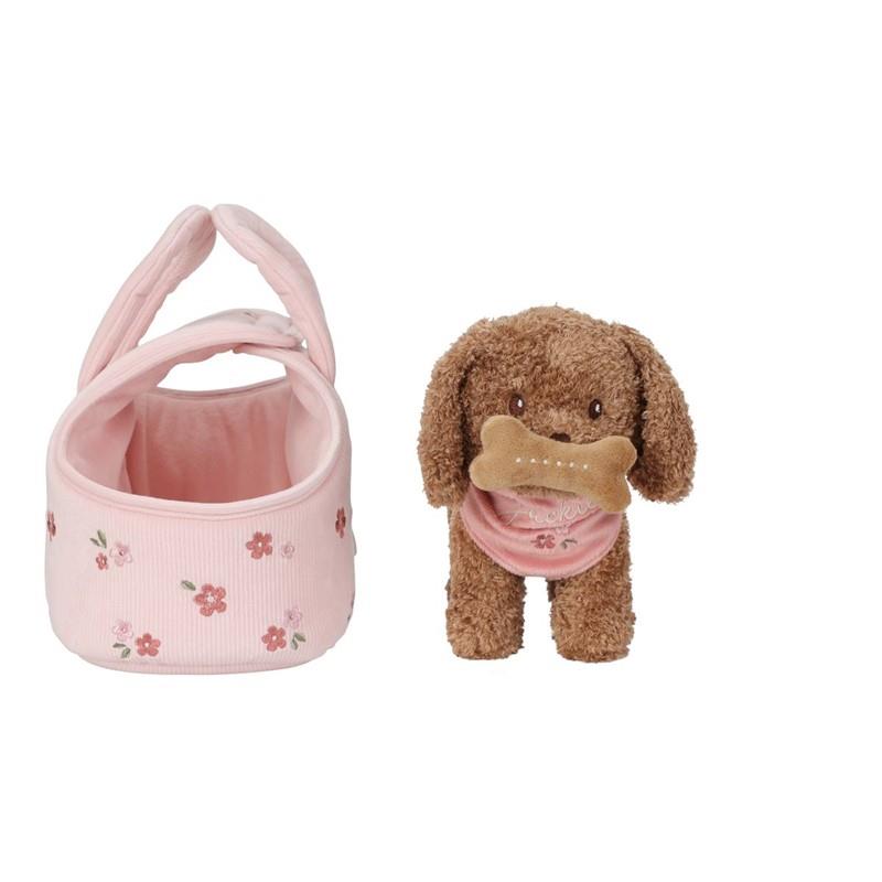 PERRITO PELUCHE JACKIE CON BOLSA LITTLE DUTCH - detalle