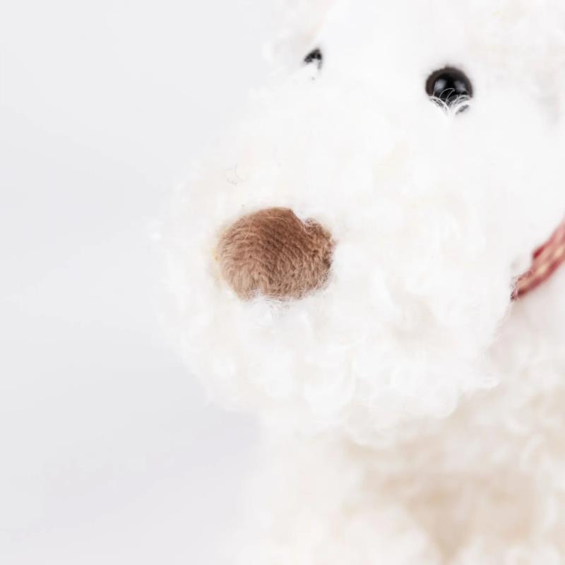 Peluche Perrita Lola Blanca - detalle 2