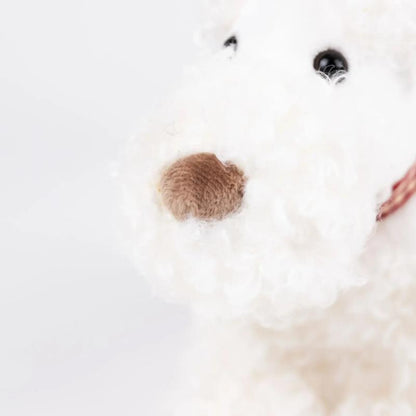 Peluche Perrita Lola Blanca - detalle 2