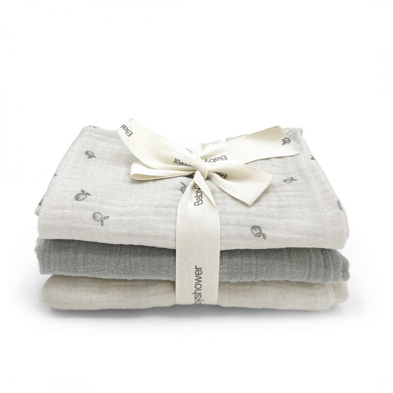 PACK 3 MINIMUSELINAS APRICOT - detalle