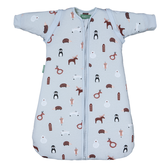 Saco de dormir con mangas TOG 2.5 Molis&Co - Winter Animals