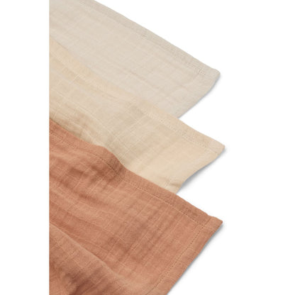 Lewis Muslin Cloth 3-Pack - Tuscany rose mix