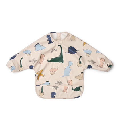 Merle Printed Cape Bib - Dino roar / Sandy
