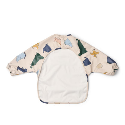 Merle Printed Cape Bib - Dino roar / Sandy