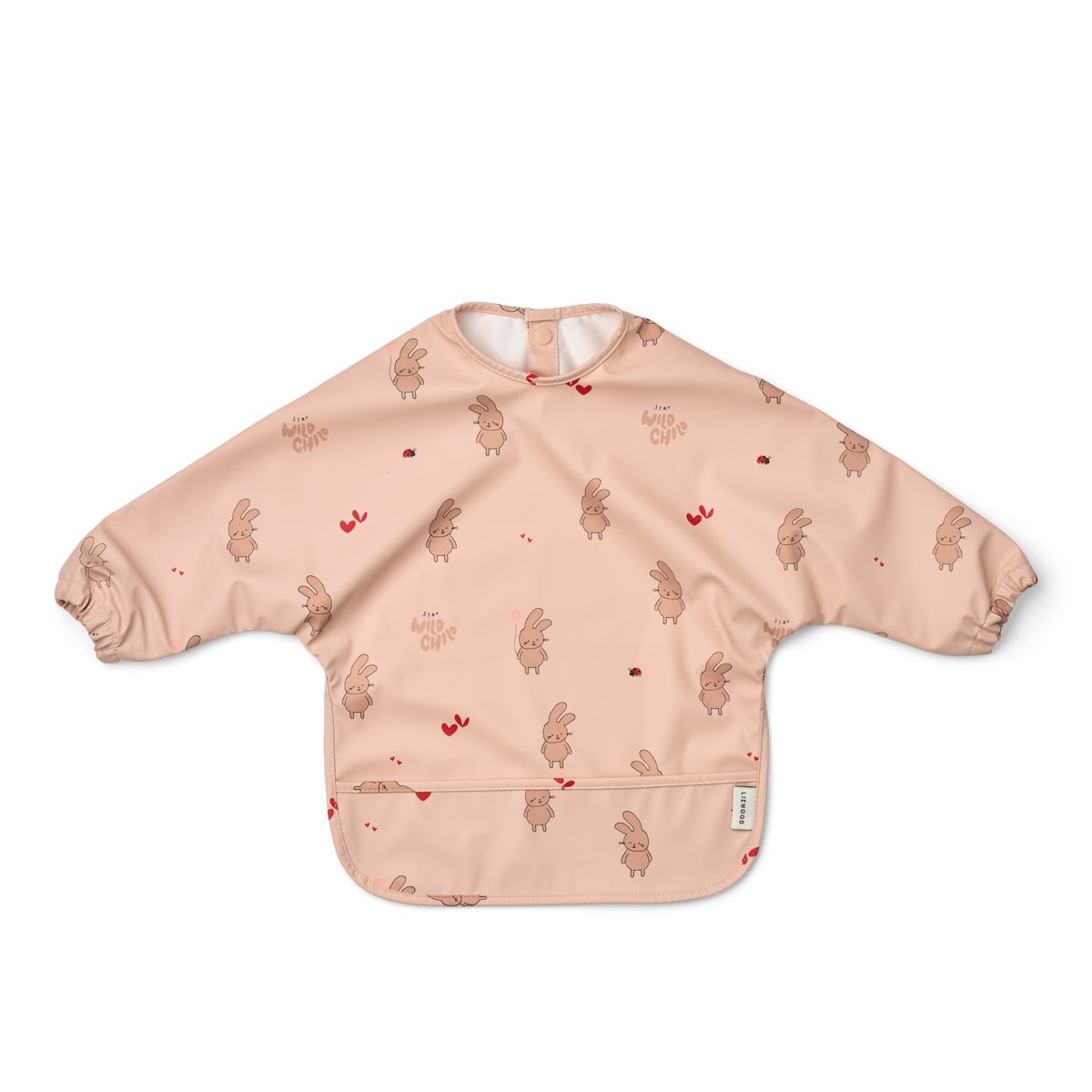 Merle Printed Cape Bib - Wild child / Rosey