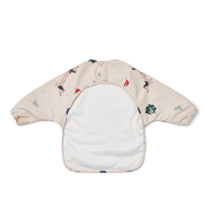 Merle Printed Cape Bib - Imagine / Sandy