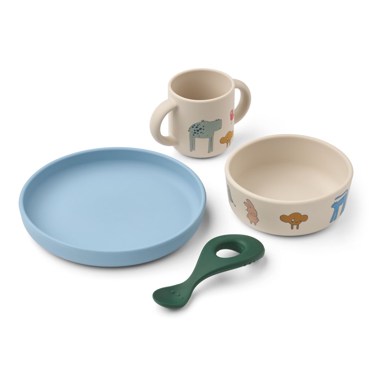 Vivi Printed Tableware Set - Imagine / Sandy